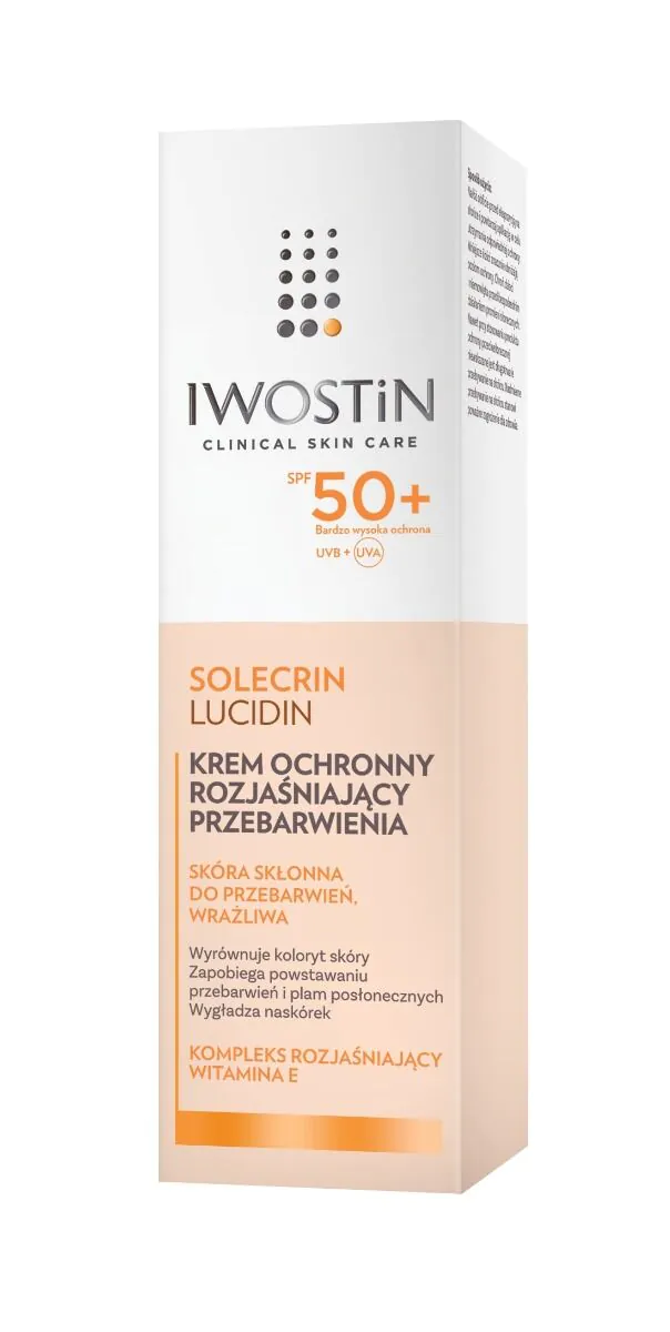 Iwostin Solecrin Lucidin Crème tegen verkleuringen SPF 50+