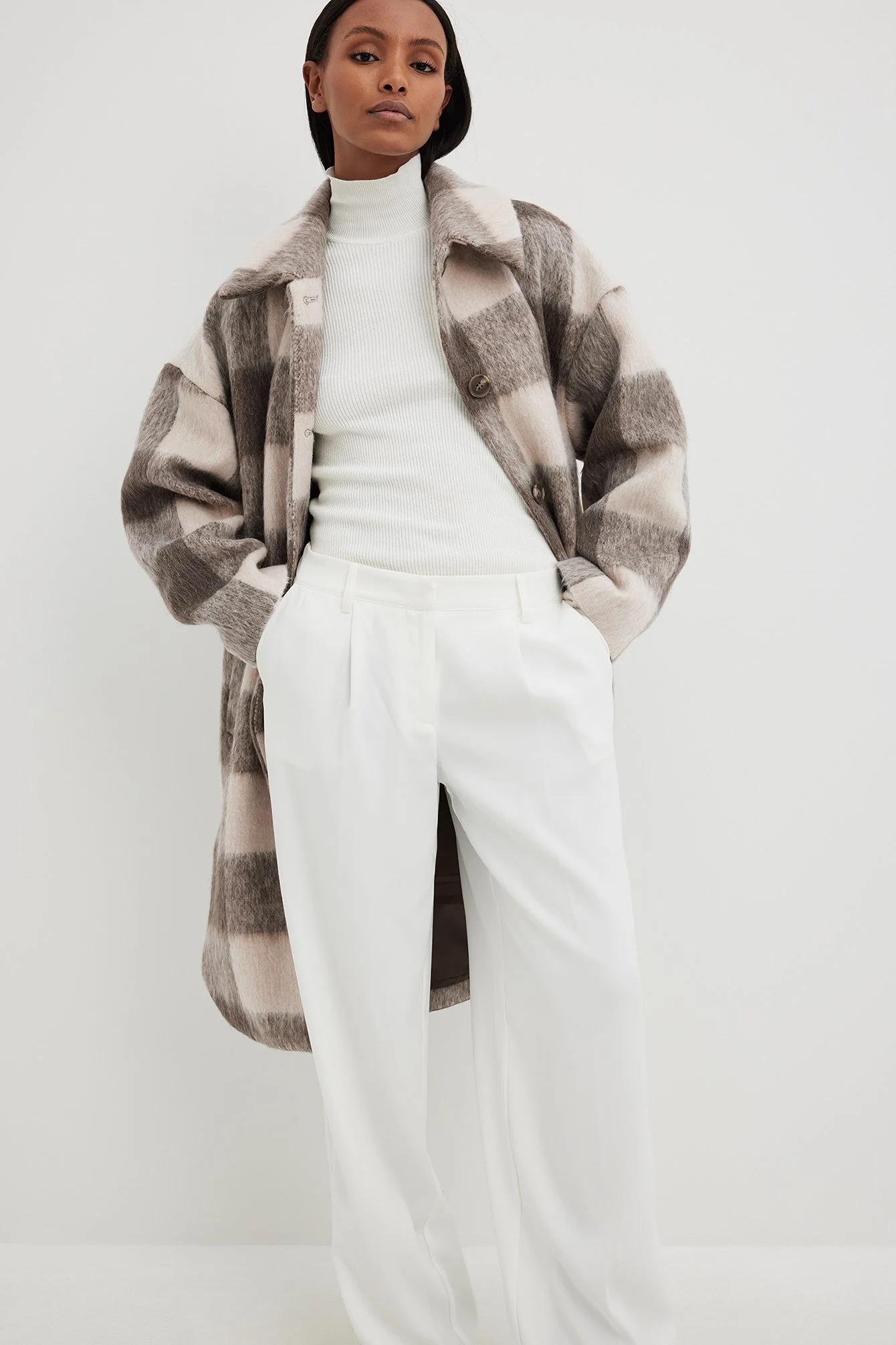 Lange Overshirt-Jacke