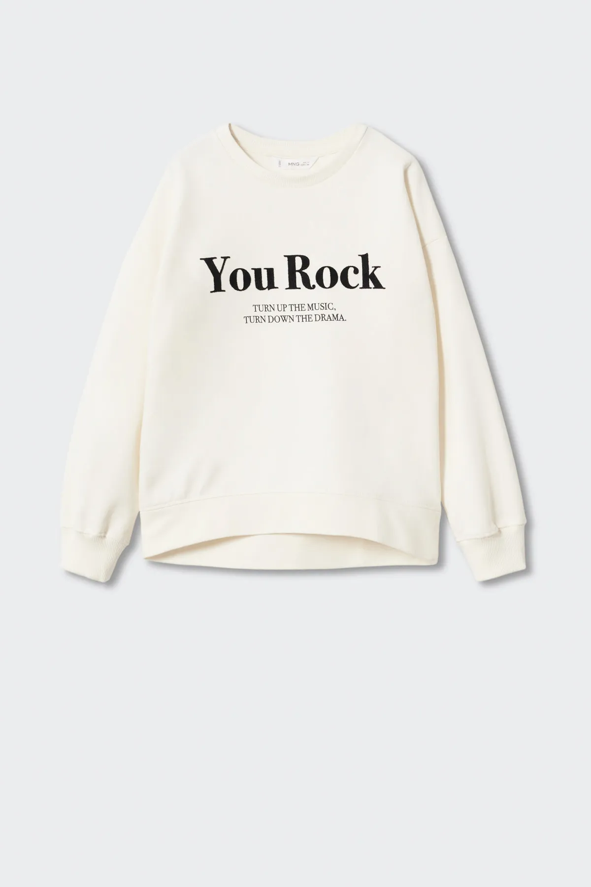 MANGO Kids  Sweatshirt - Weiß - Regular Fit