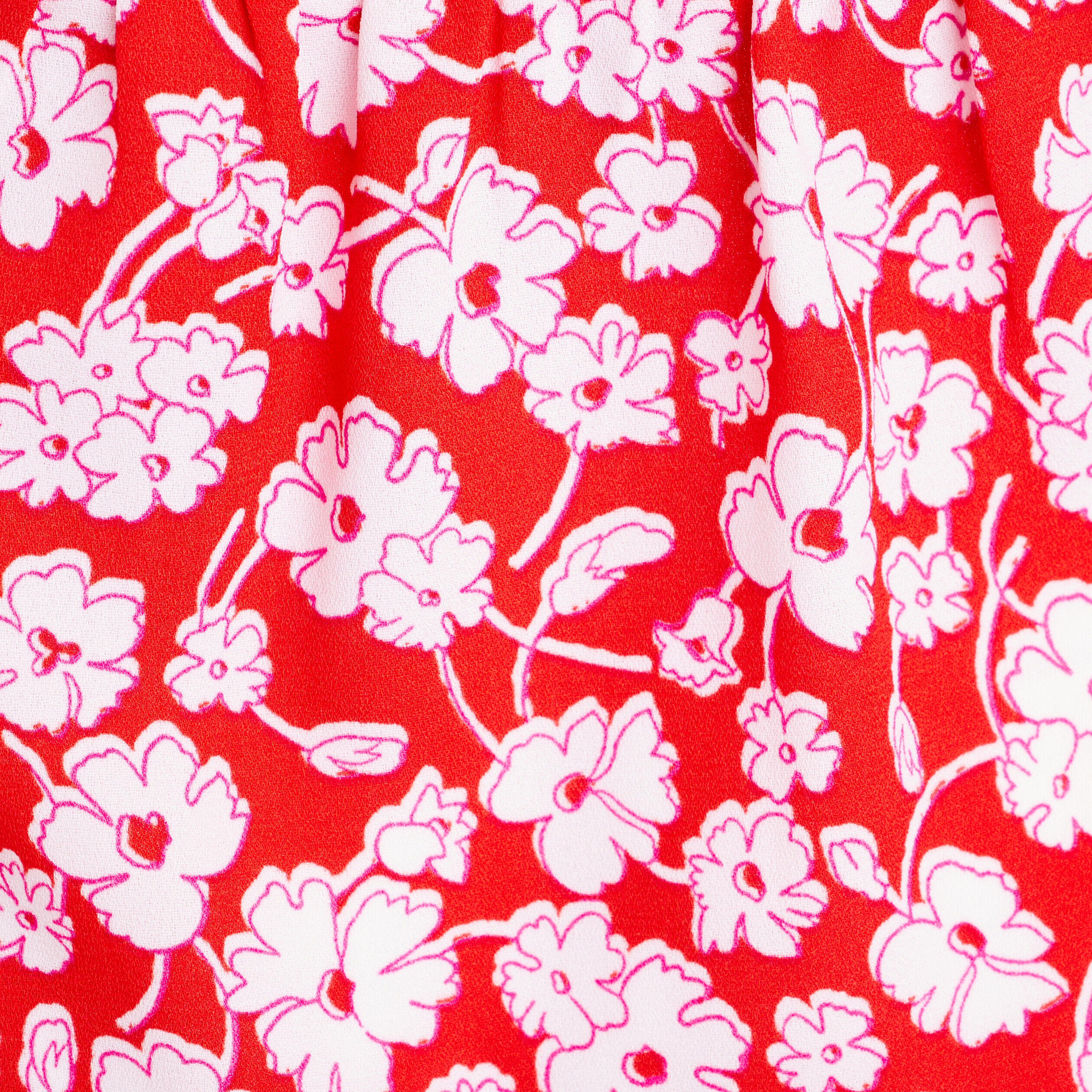 Blouse manches 3/4 rouge femme | Cache Cache