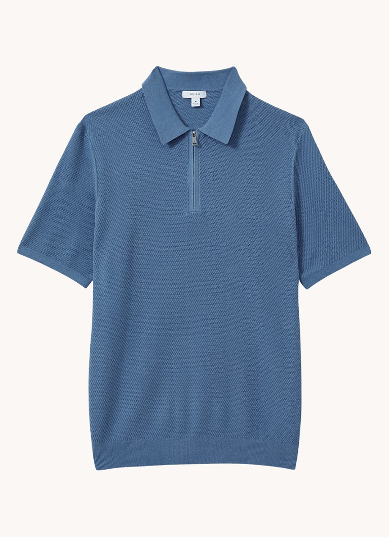 Polokošeľa Reiss Ivor s polovičným zipsom