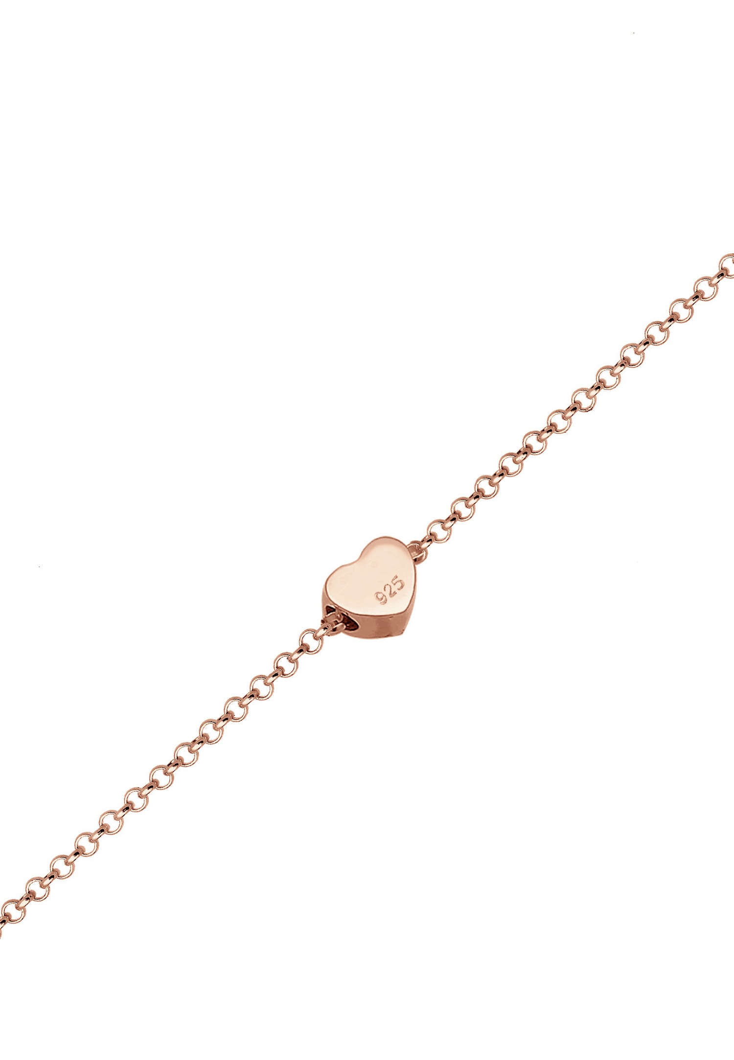 Ciondolo a forma di cuore da donna Elli, con lavorazione a filigrana, in argento sterling 925.