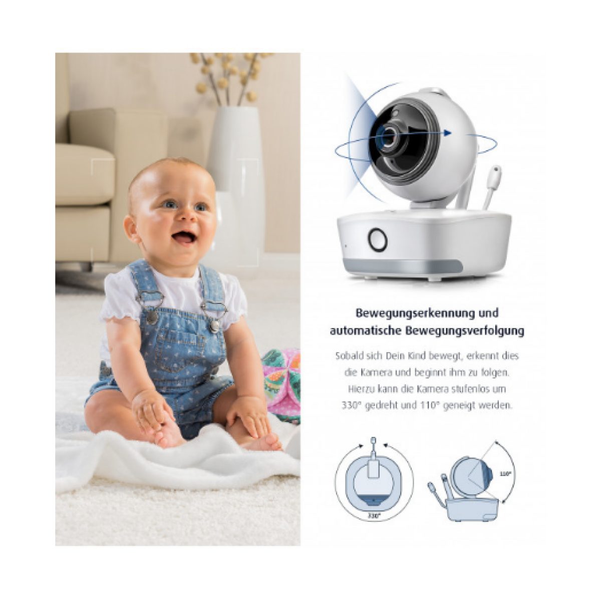 Reer Video-Babyphone BabyCam XL, 1-tlg.