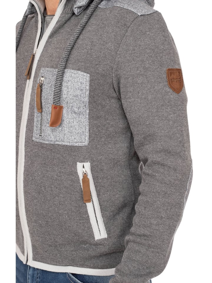 Almgwand Strickjacke GIPFELALM in anthrazit günstig kaufen