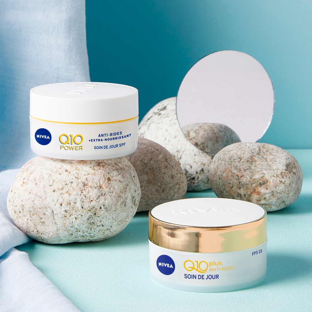 nivea Q10 POWER - Crème de jour extra-nourrissant Soin visage anti-âge peaux sèches