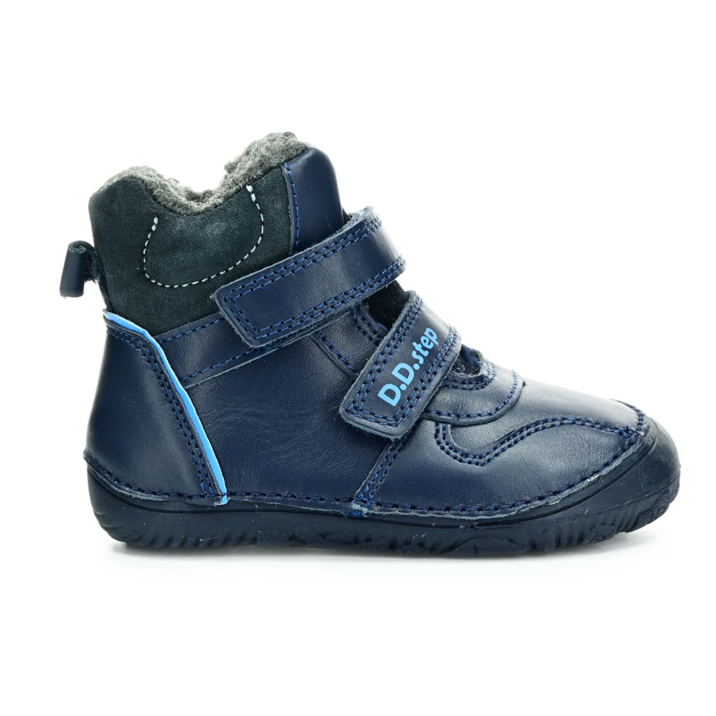 D.D.Step W073-42814A Royal Blue Winterbarfußschuhe