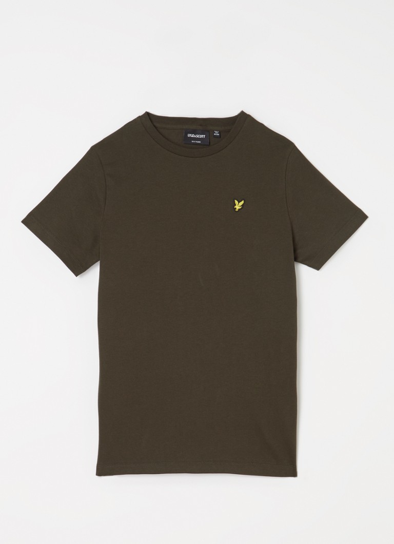 Tricou Lyle & Scott cu logo brodat