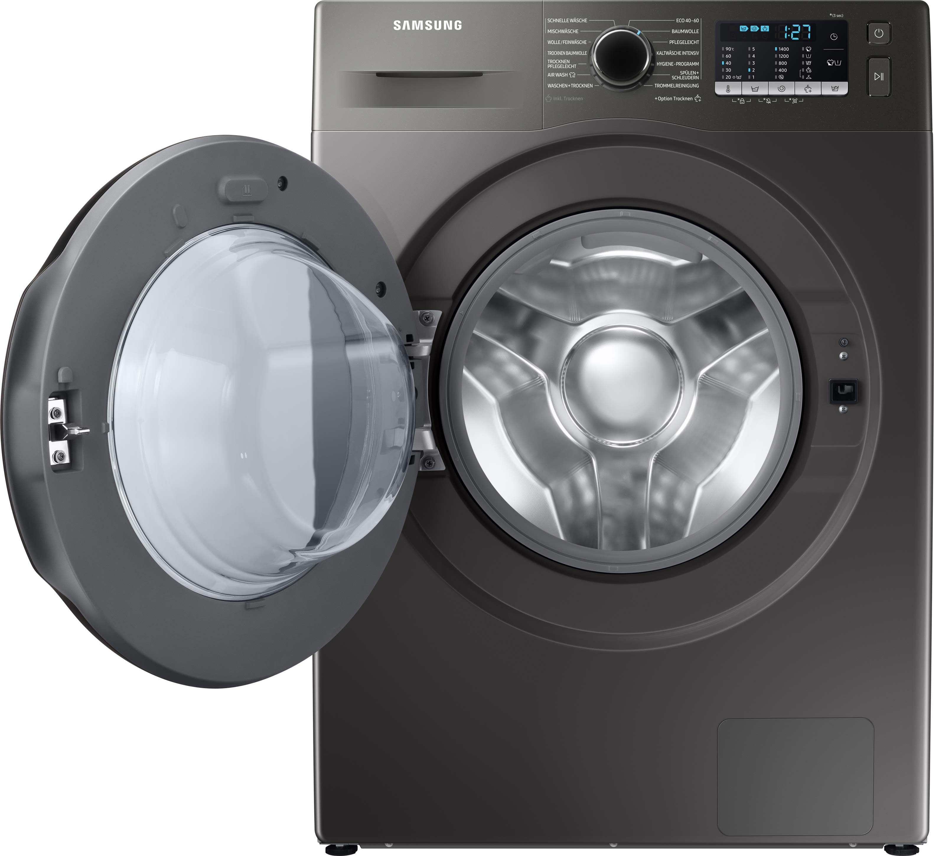 Samsung Waschtrockner WD8ETA049BX, 8 kg, 5 kg, 1400 U/min, SchaumAktiv