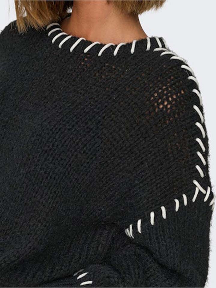 ONLY Pullover in Schwarz günstig kaufen