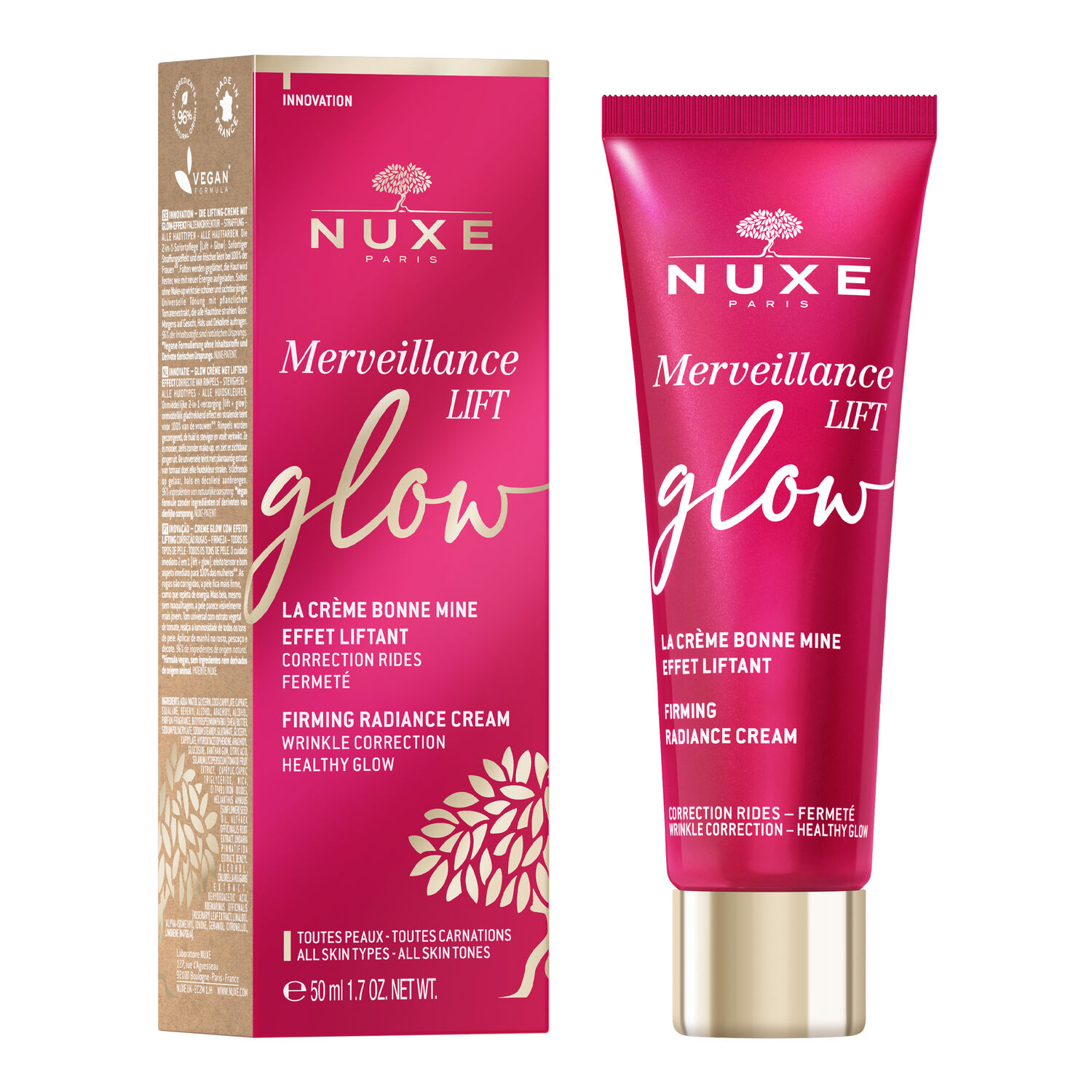 Nuxe MERVEILLANCE LIFT Merveillance Lift glow la crème bonne mine effet liftant 50ml