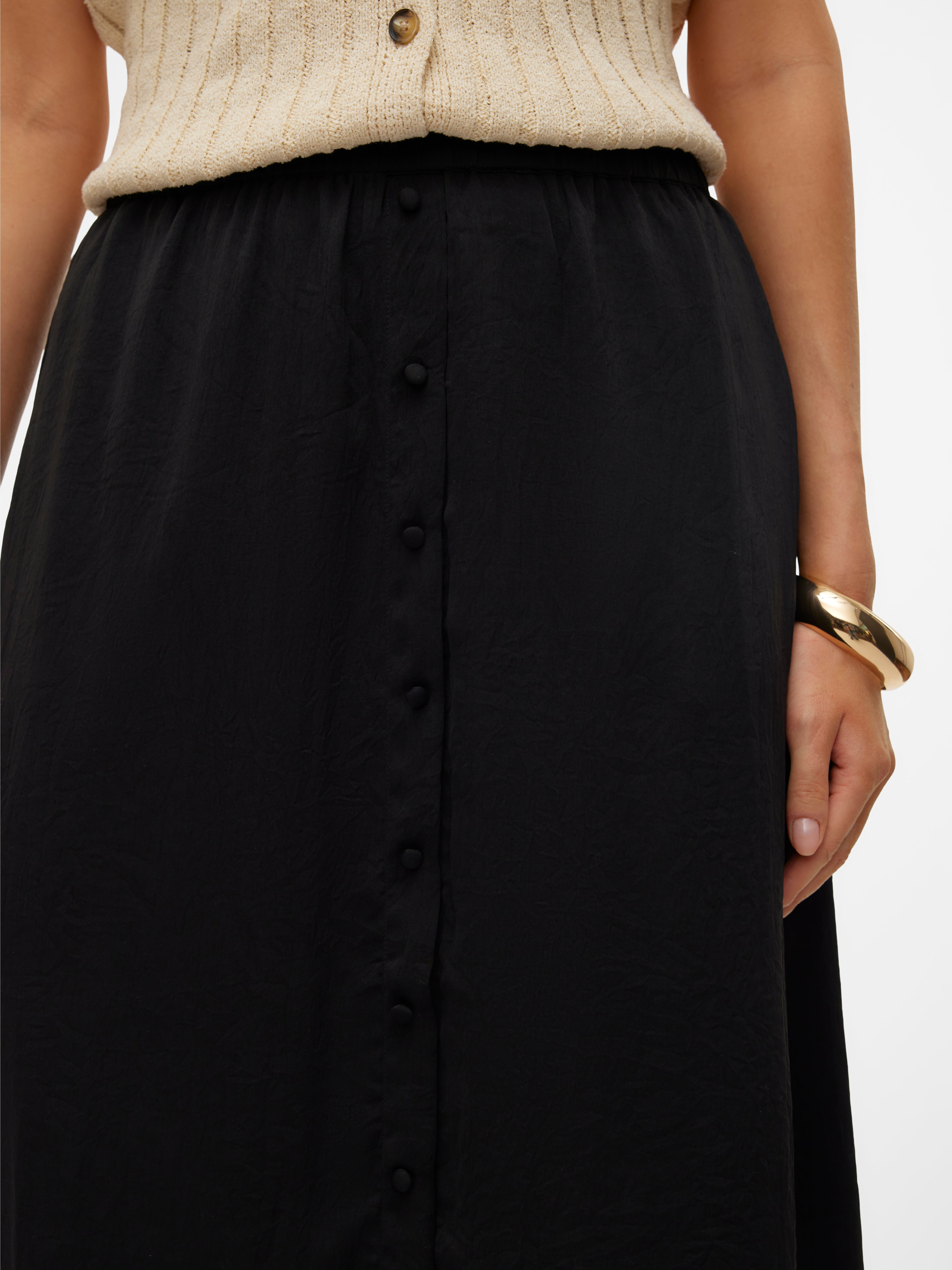 VMSUNNY Hohe Taille Midirock