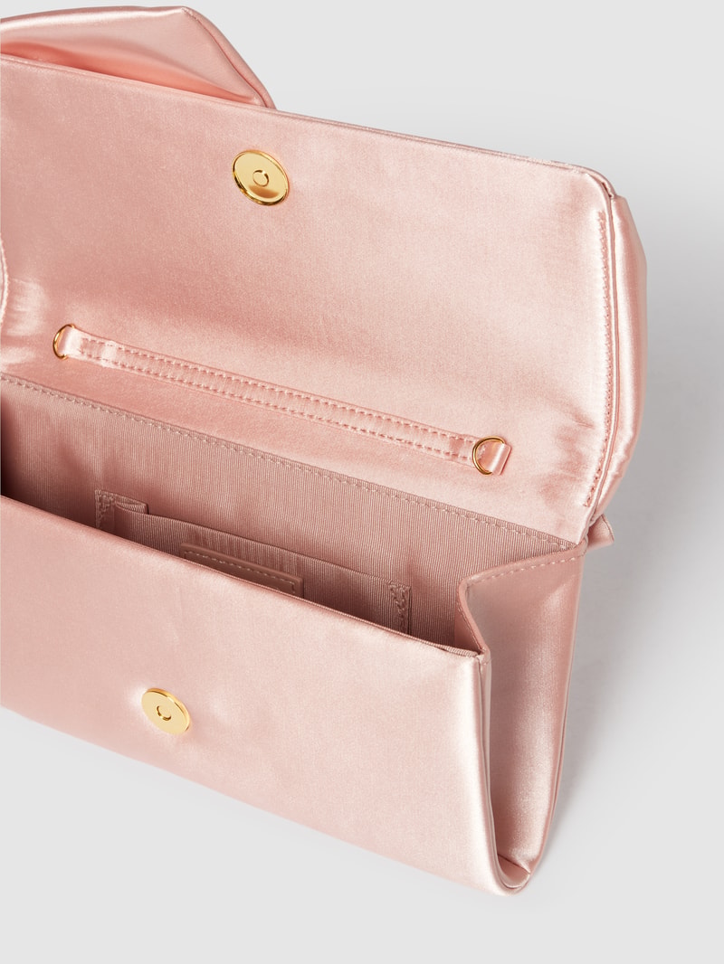 Pochette mit Strasssteinbesatz Modell 'SERA POCHETTE C/FIOCCO' in rosé