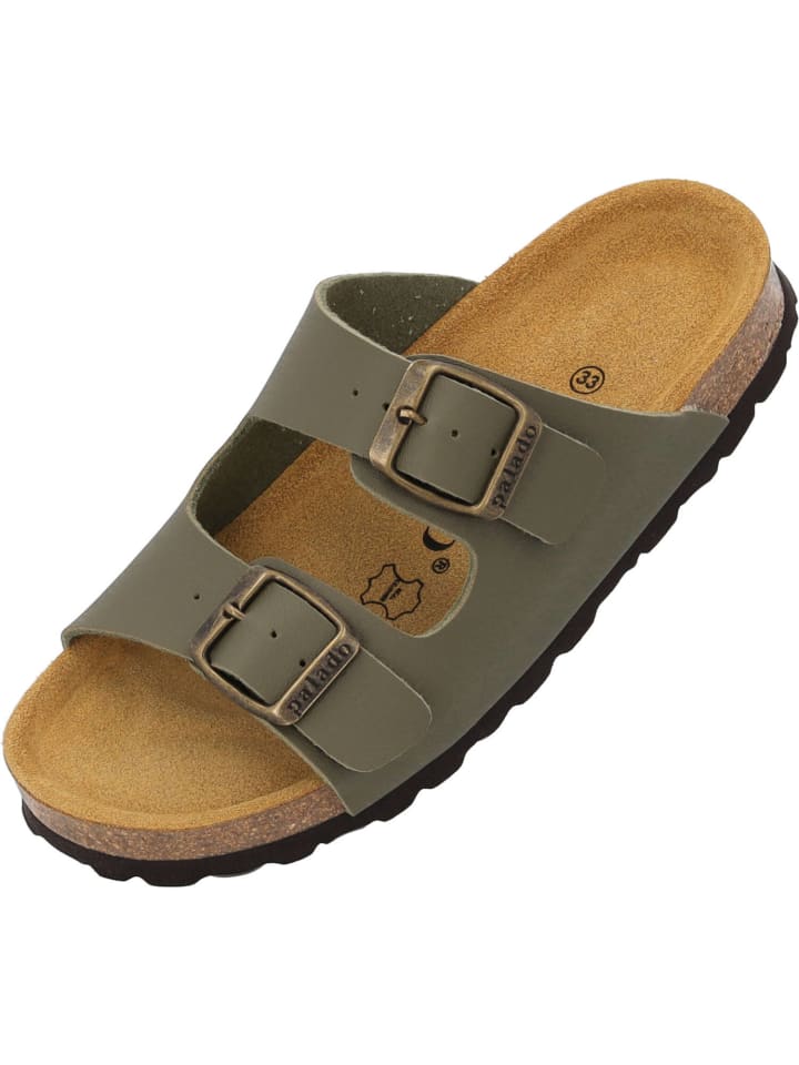 palado Pantoletten in khaki günstig kaufen