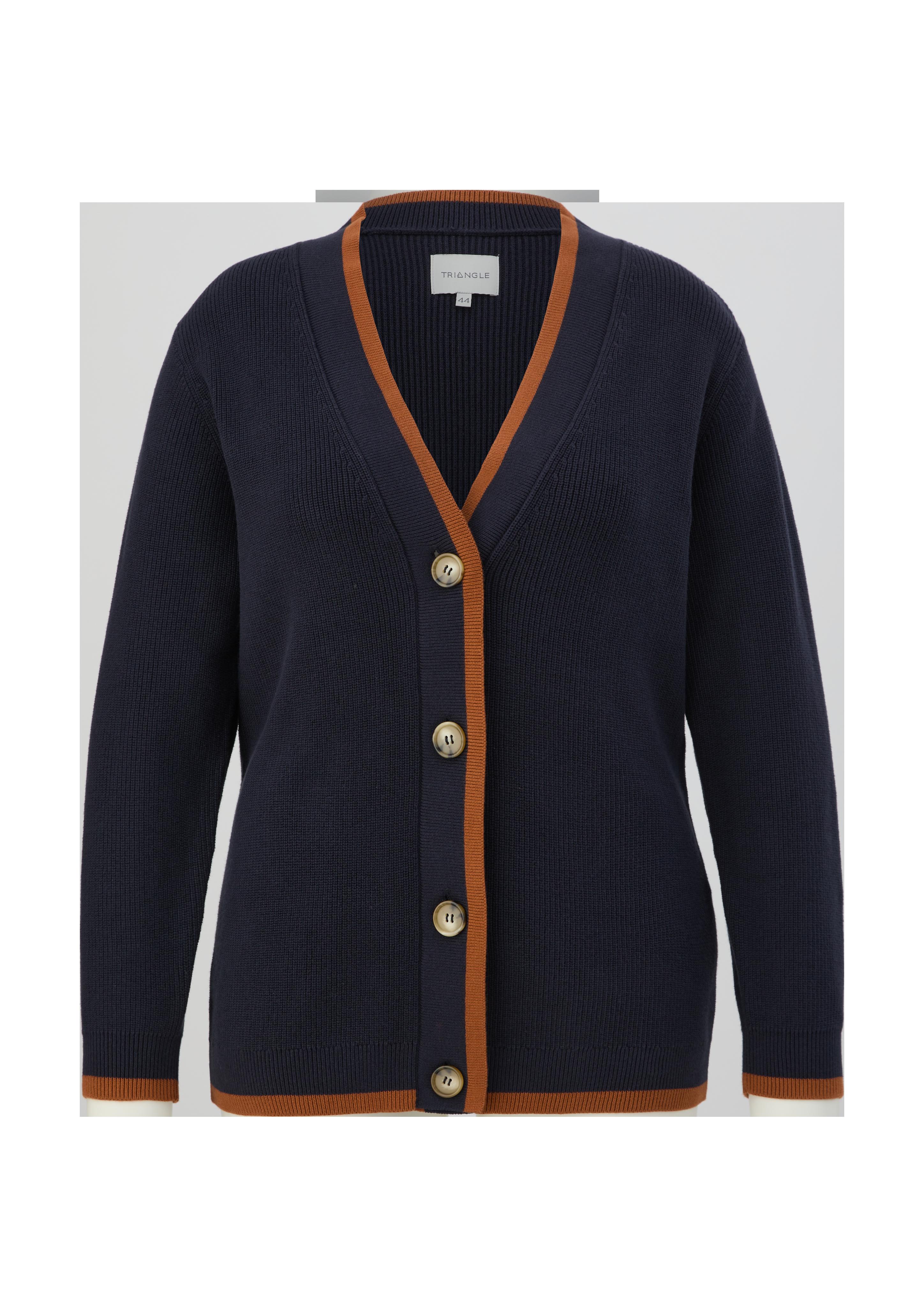 Strickjacke mit Rippstruktur  2136530-5959