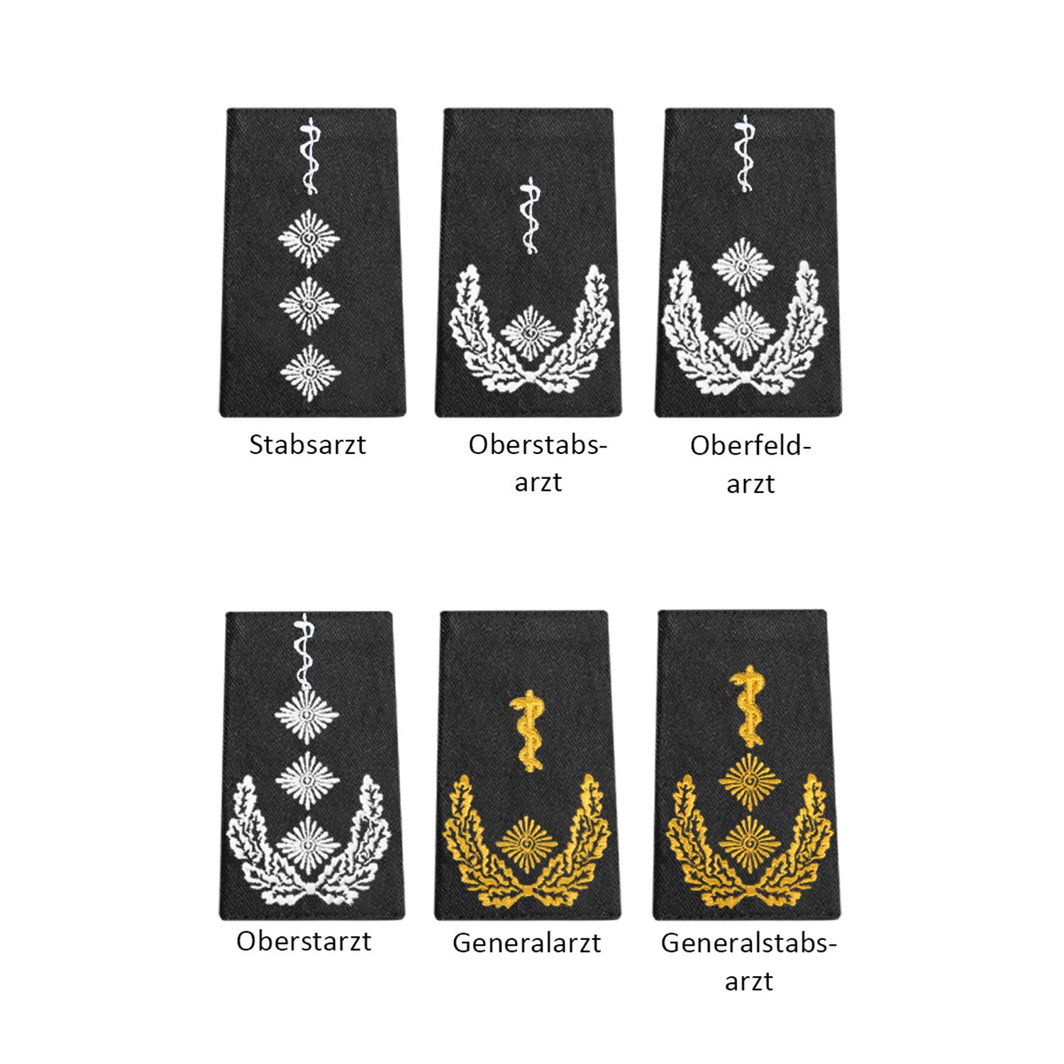 Bundeswehr Rangabzeichen Heer Ärzte