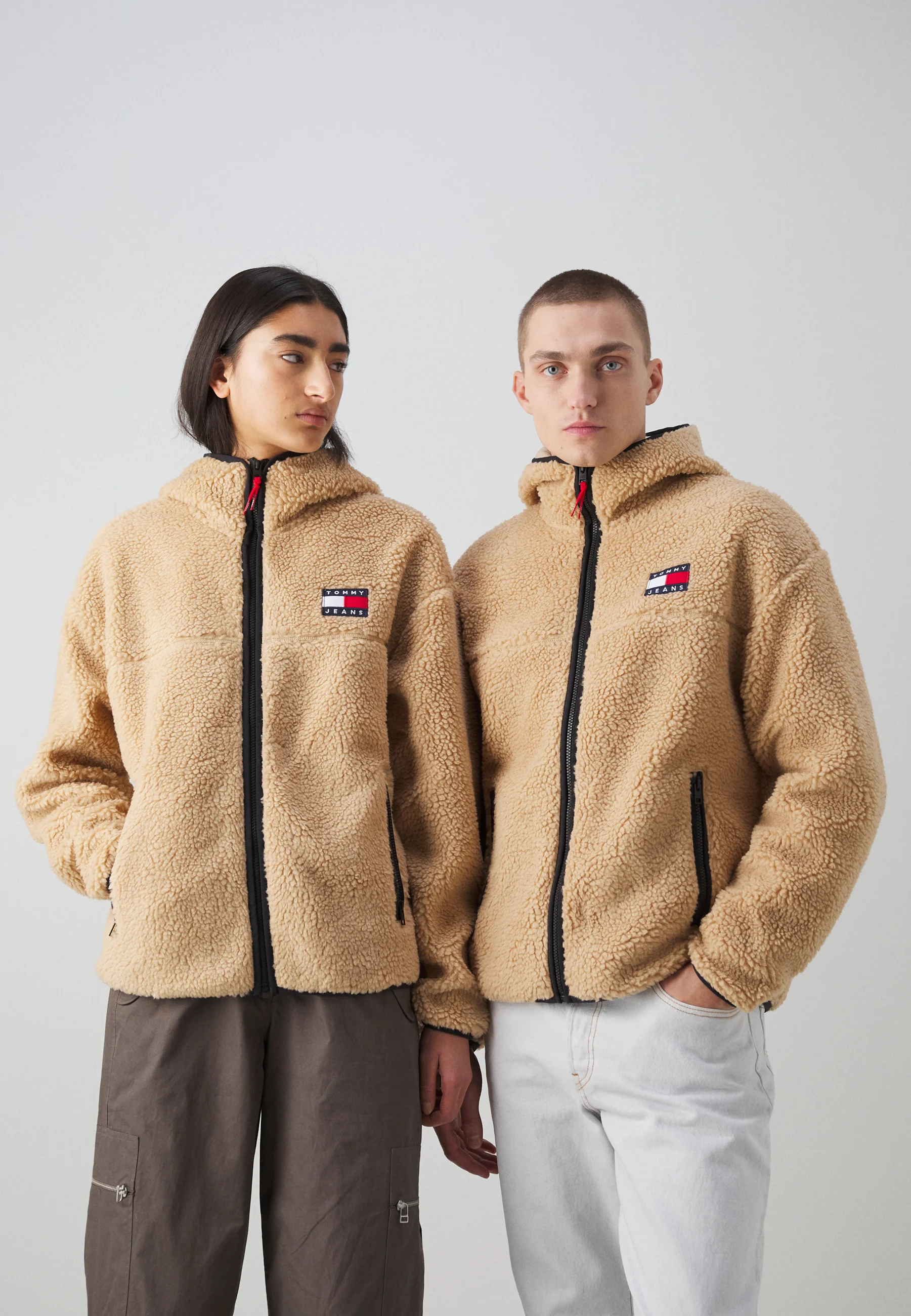 Tommy Jeans EXCLUSIVE ZIP THRU HOODIE UNISEX - Chaqueta de invierno
