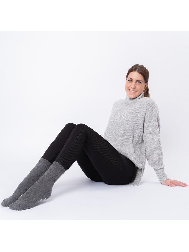 Occulto 2er Pack Stoppersocken Madeleine in Schwarz-Grau günstig kaufen