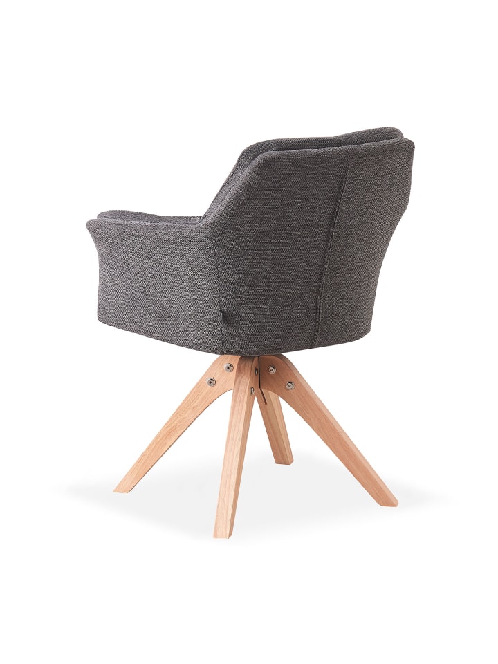 B&D Home Drehstuhl DAISY in Anthrazit - (B)62 x (H)86 x (T)63 cm günstig kaufen onesize