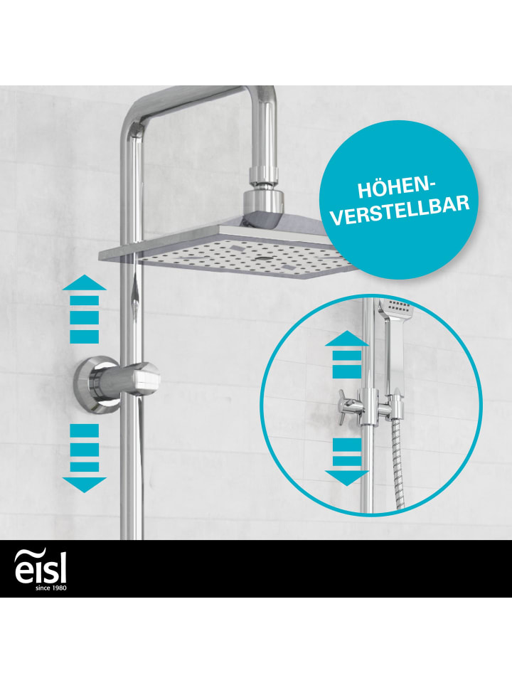 eisl since 1980 Duschset EASY COOL in Chrom günstig kaufen onesize
