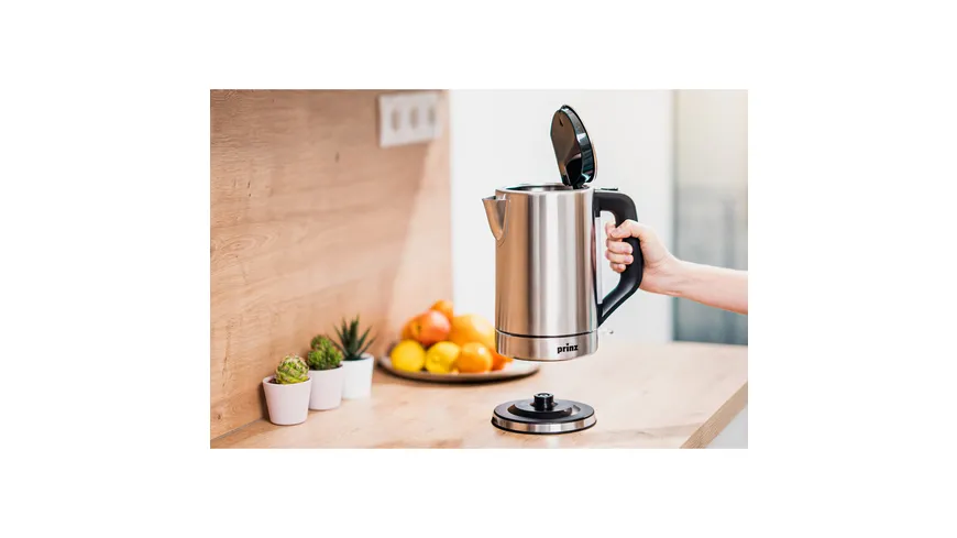 PRINZ Wasserkocher Edelstahl PZ-EWK1 silber