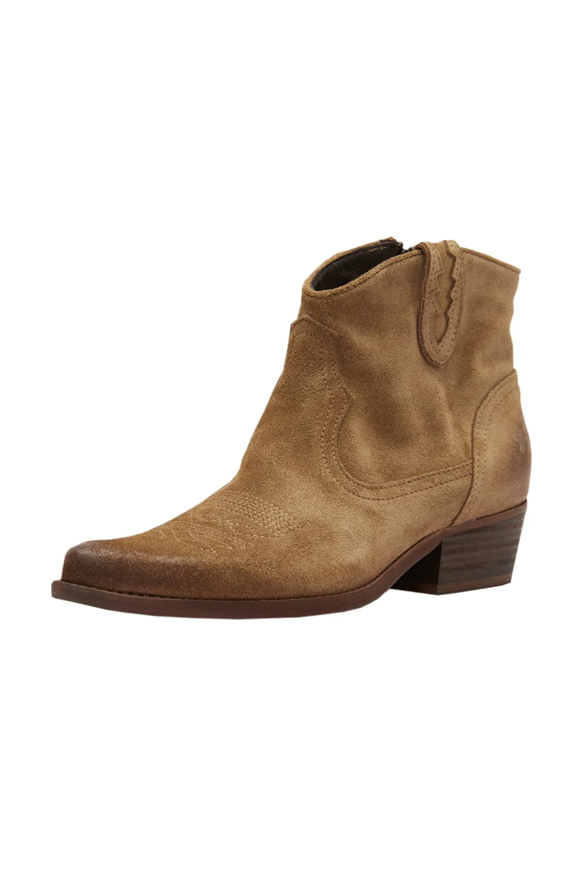 Felmini  Stiefelette - Grau - Blockabsatz