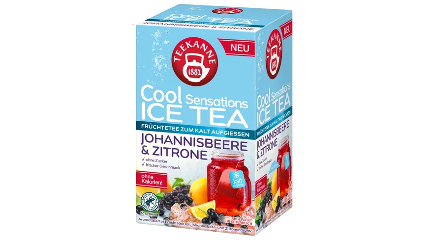 TEEKANNE COOL SENSATIONS Früchteteemischung mit Johannisbeer- und Zitronenaroma