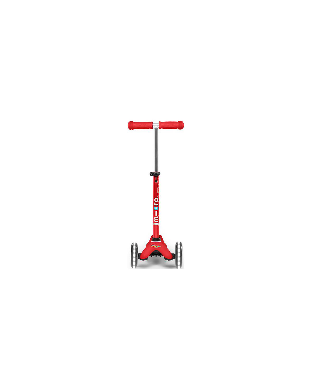 Kickboard mini micro deluxe LED, rot