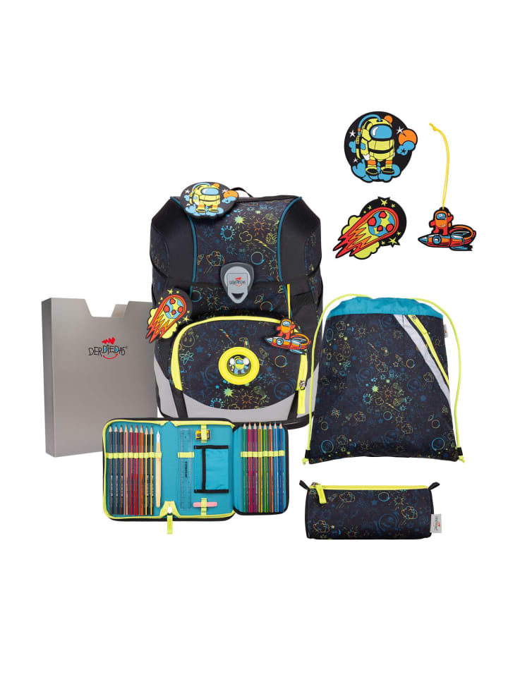 DerDieDas DerDieDas ErgoFlex Tiny LED Schulranzenset 5 teilig Crazy günstig kaufen onesize