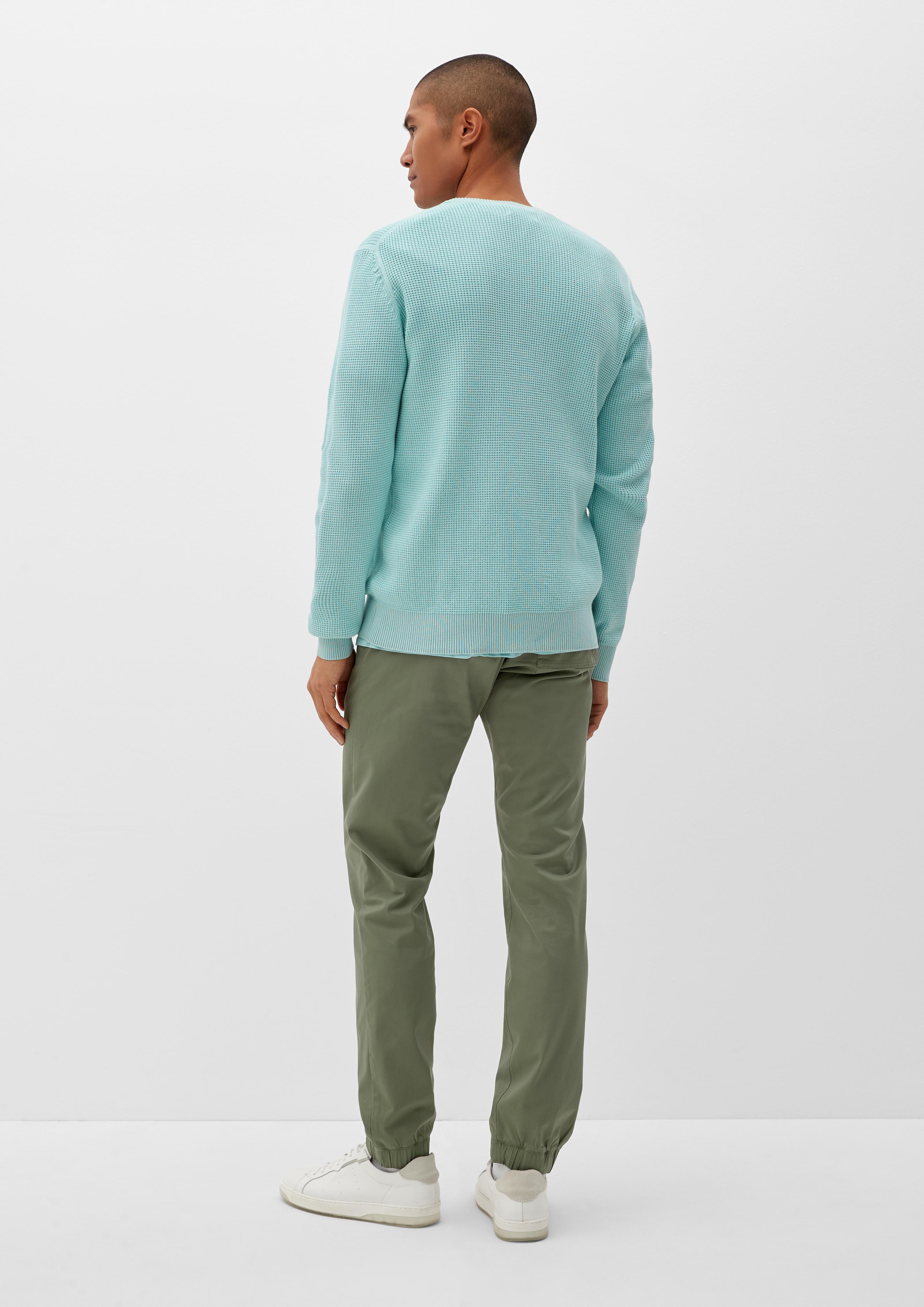 Pullover mit Waffelpiqué-Struktur  2129585-6067