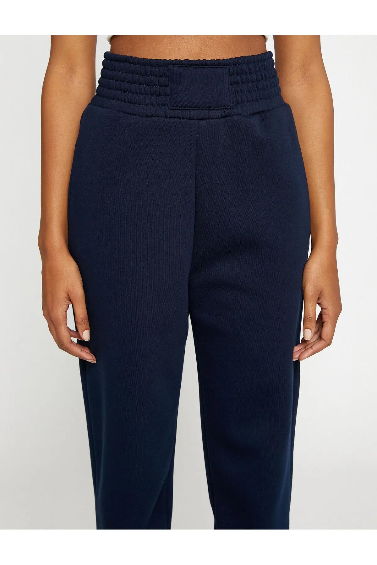 Koton  Jogger-Jogginghose mit hoher Taille und detaillierten Taschen
