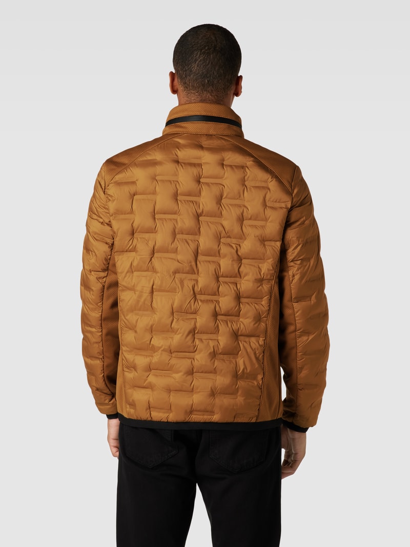 Jacke mit Strukturmuster in gold
