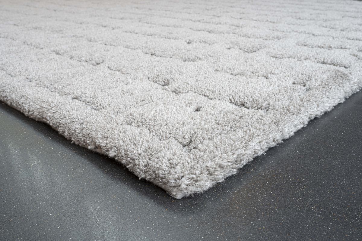 Webteppich Malachit Grau-Grau-Schwarz 80 x 150 cm