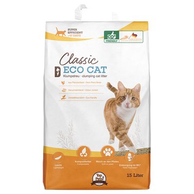 Classic Eco Cat Klumpstreu aus Pflanzenfasern