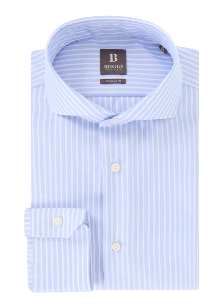 Boggi Milano Regular fit skjorte med stripetrykk