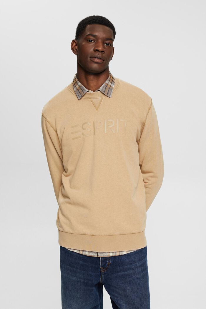 Rundhals-Sweatshirt mit Logoprint