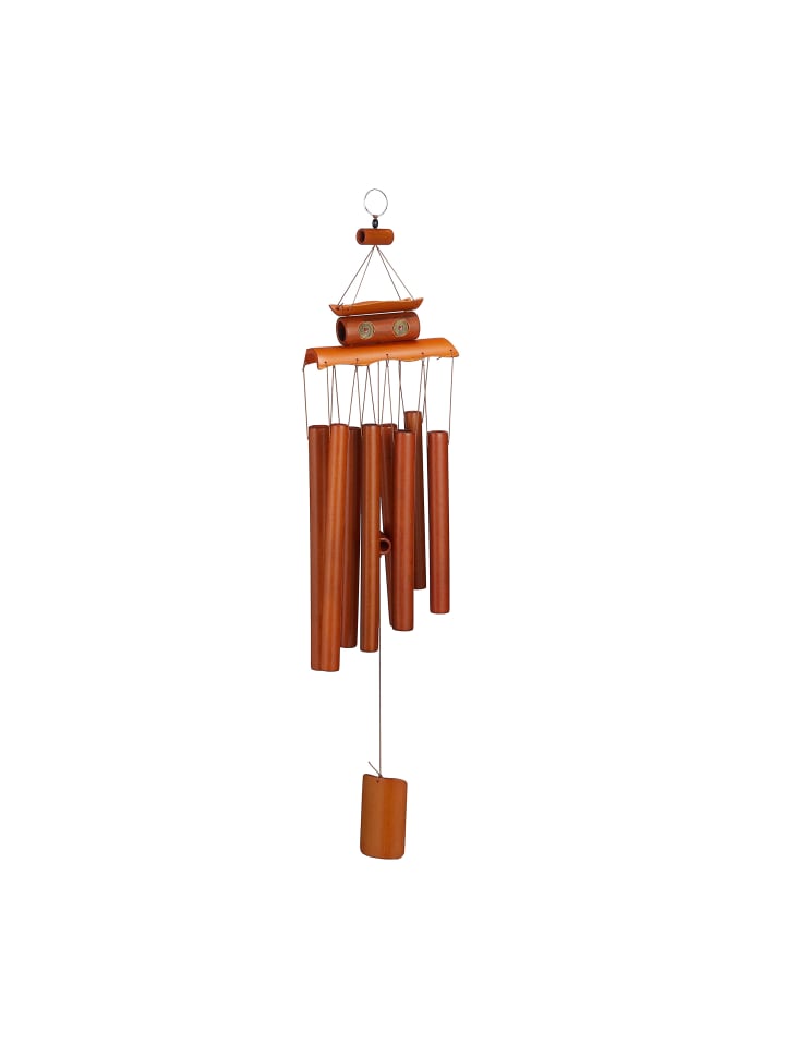 relaxdays Windspiel in Braun - (B)14 x (H)60 cm günstig kaufen onesize