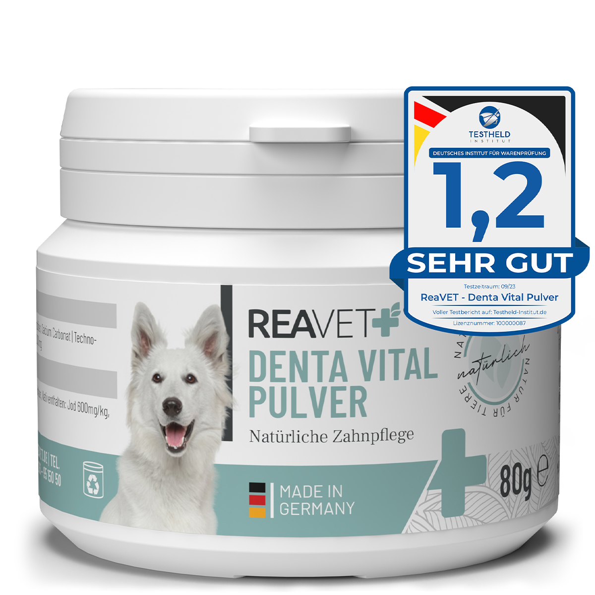 REAVET Ergänzungsfutter & Aufzucht REAVET Denta Vital Pulver 80g