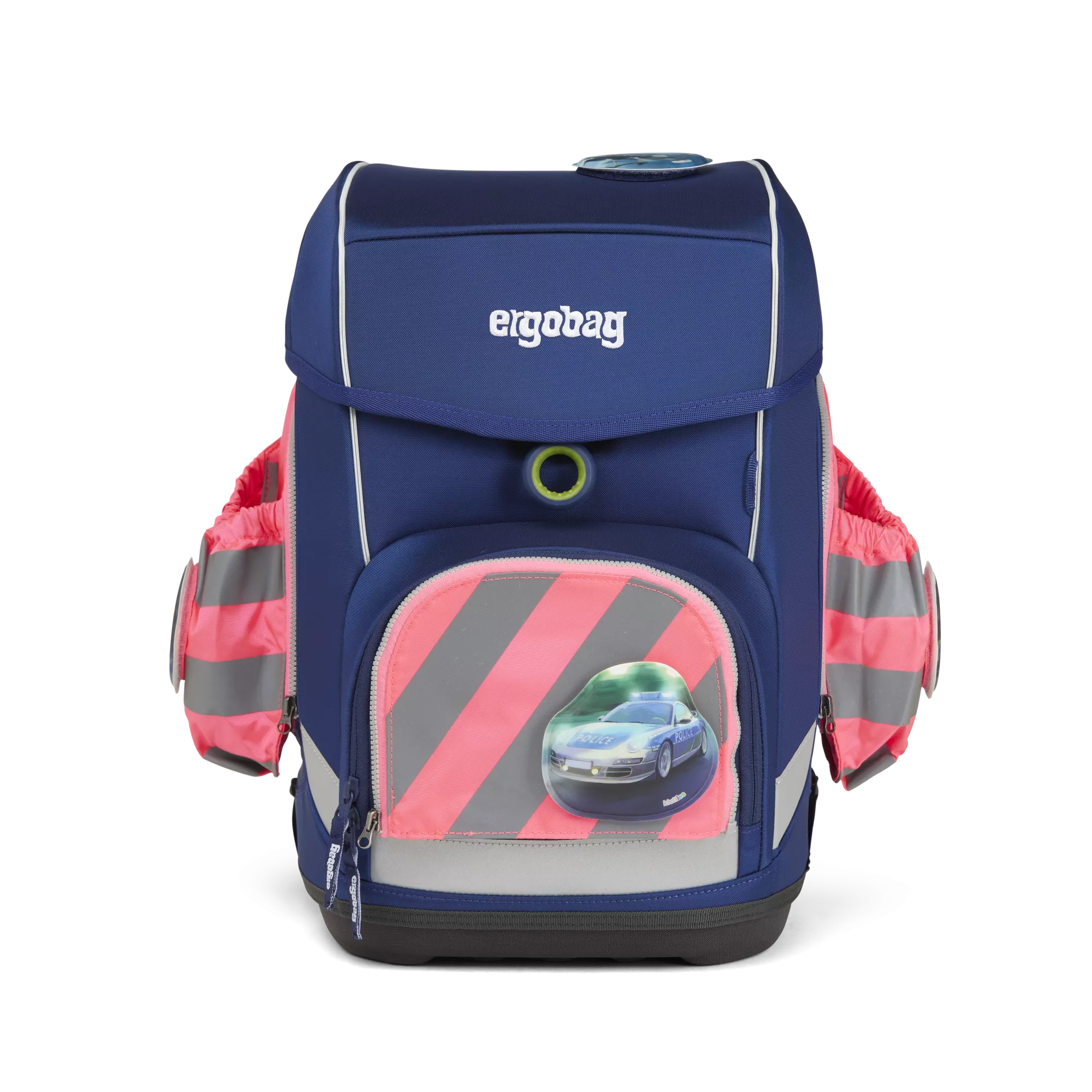 ergobag Seitentaschen Zip-Set mit Reflektorstreifen Pink