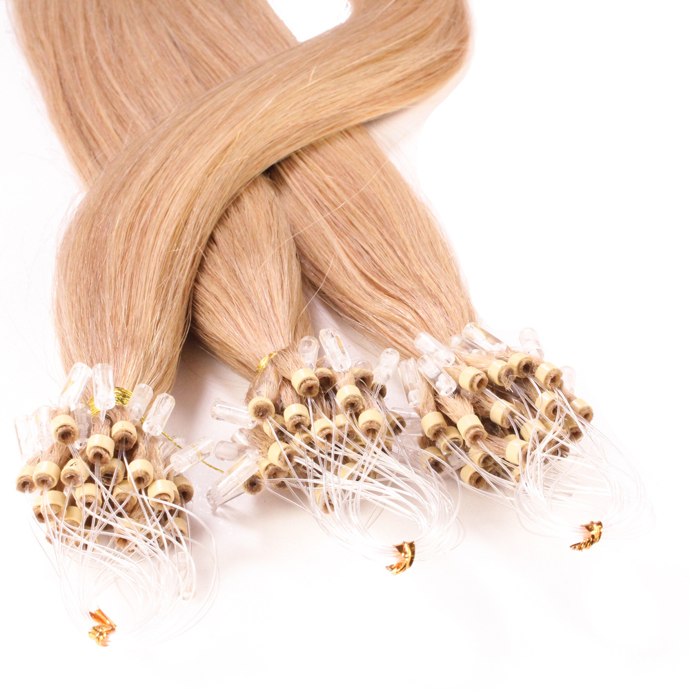 hair2heart Extensions à froid cheveux naturels #18 Noisette 1g extensions
