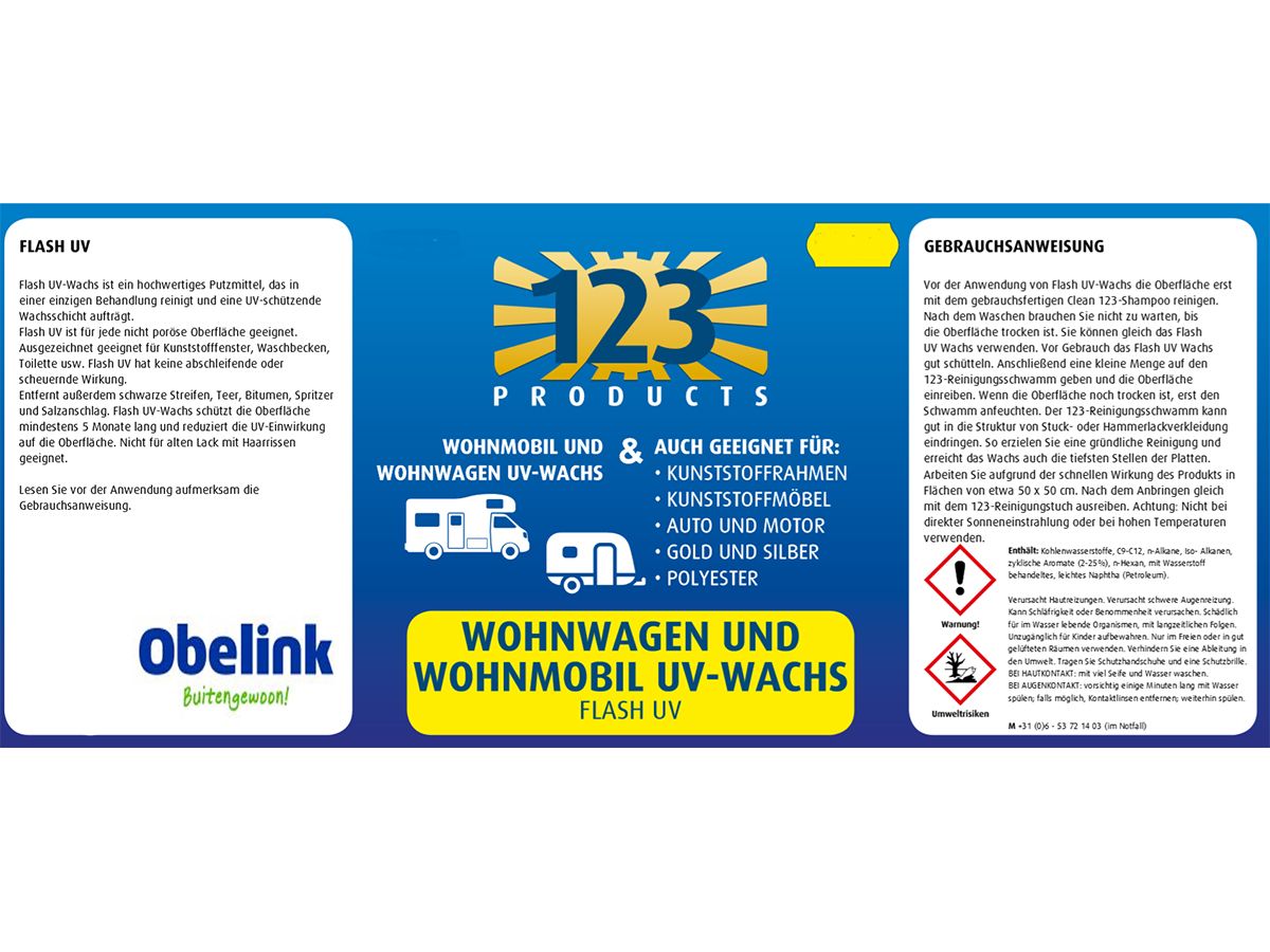 123 Products Flash Cleaner Wachs