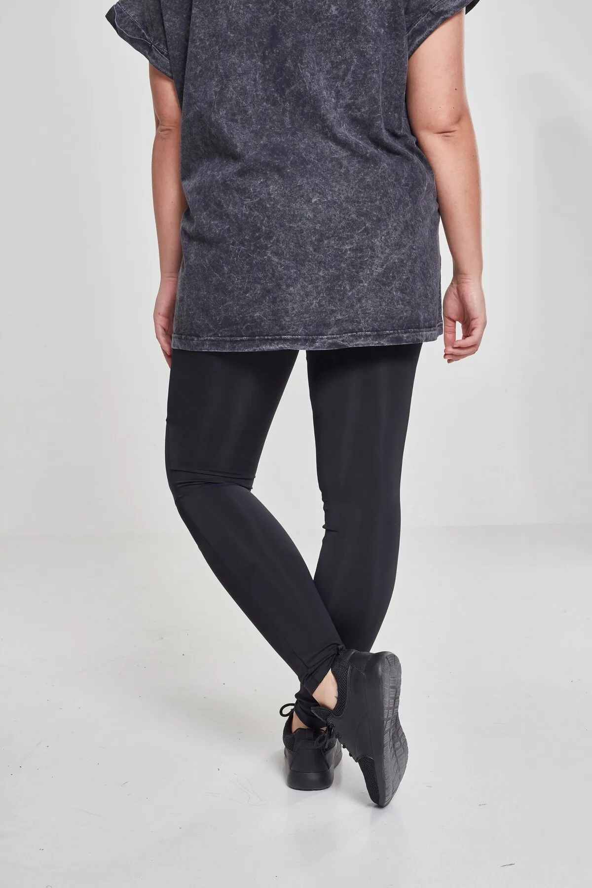 Urban Classics  Leggings - Schwarz - Mittlerer Bund