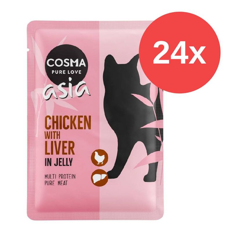 Sparpaket Cosma Thai/Asia Frischebeutel 24 x 100 g zu TOP-Preisen