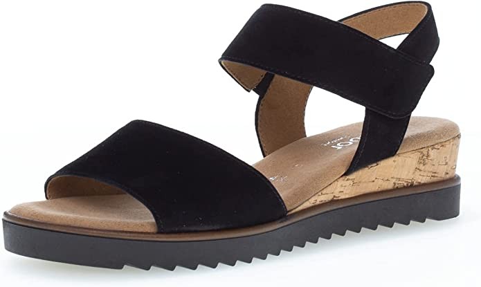 GABOR Klassische Sandalen schwarz