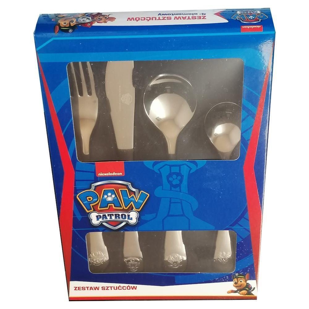 DAJAR® Kinderbesteck Kinderbesteck Paw Patrol, Edelstahl, 4 teilig