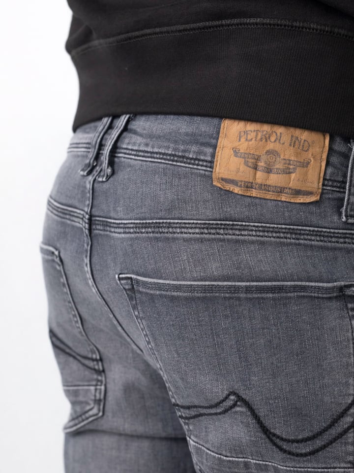 Petrol Industries Regular Tapered Fit Jeans Russel in Grau günstig kaufen