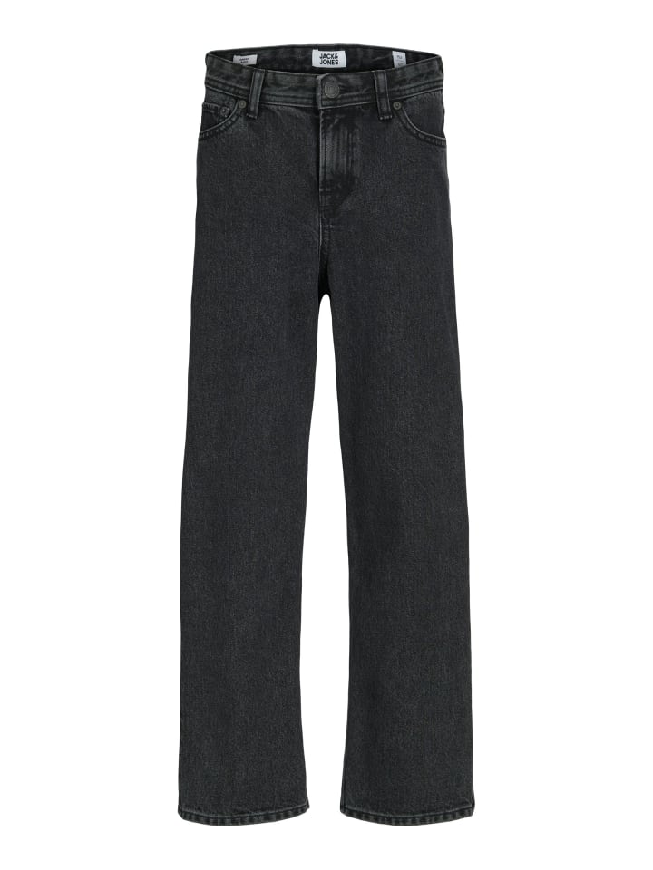 JACK & JONES Junior Jeans Baggy Fit JJIALEX JJORIGINAL MF 823 JNR in black denim günstig kaufen