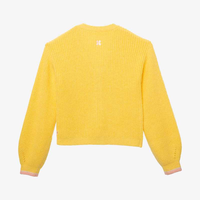 Cardigan fille mousseux jaune Catimini