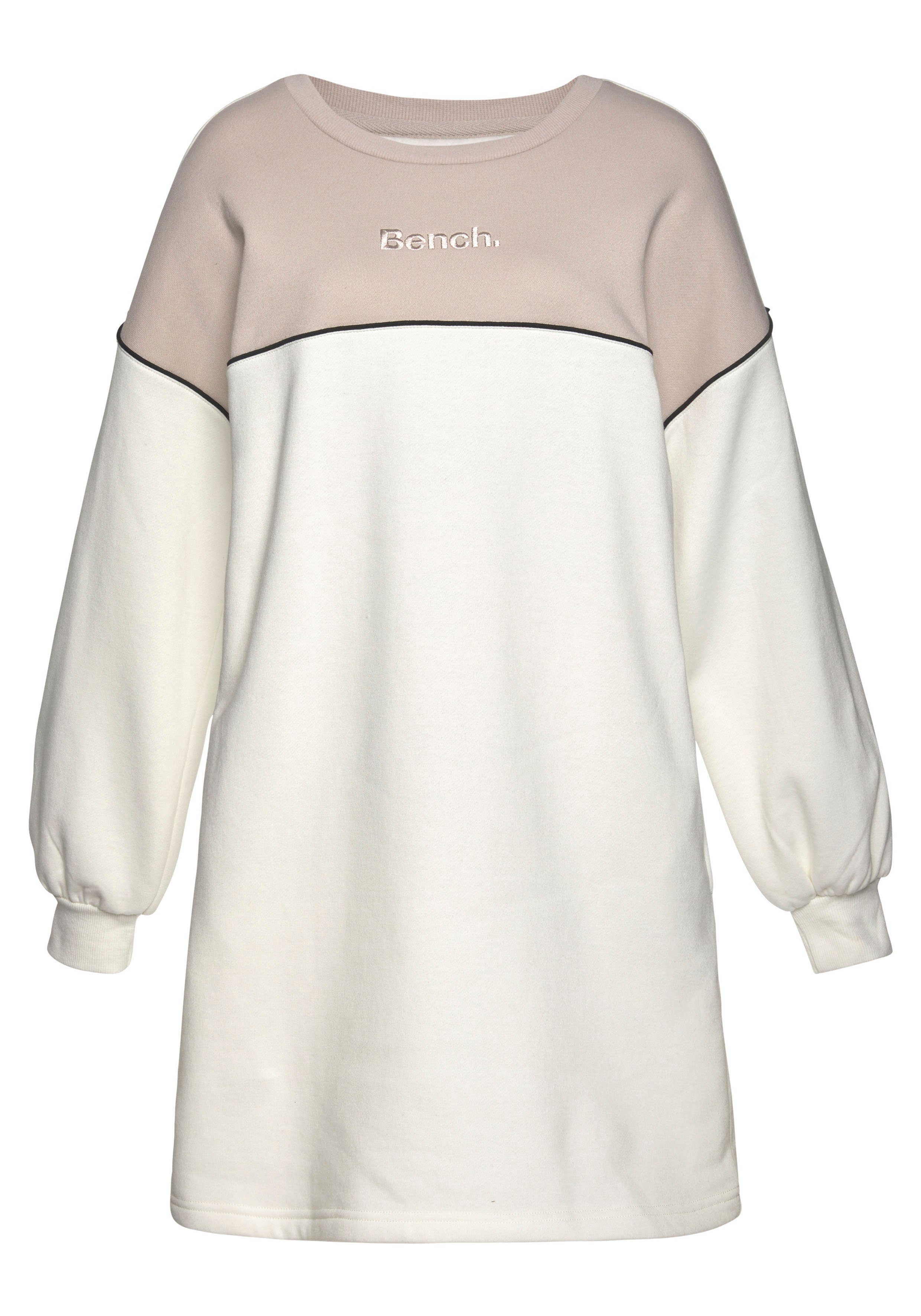 Bench. Sweatkleid in zwei Farben mit Logostickerei