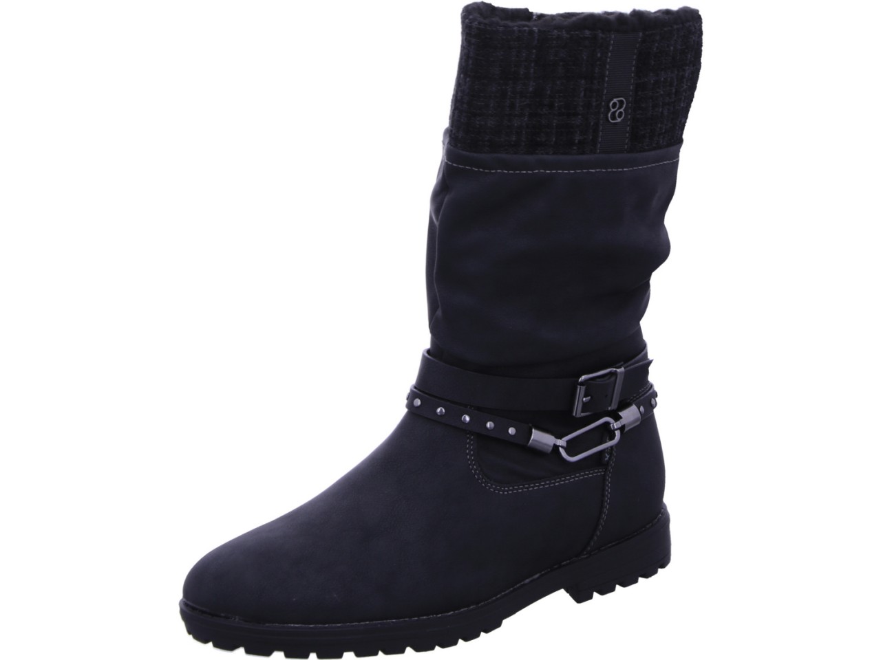 S.OLIVER Schnür-Stiefeletten schwarz