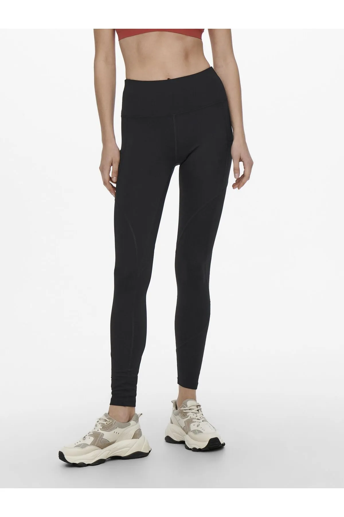 Only Play  Trainingsstrumpfhose mit hoher Taille